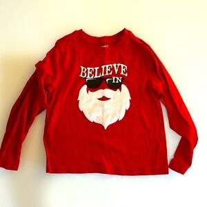 Kids Believe in Santa Shirt/ Long Sleeve Shirt